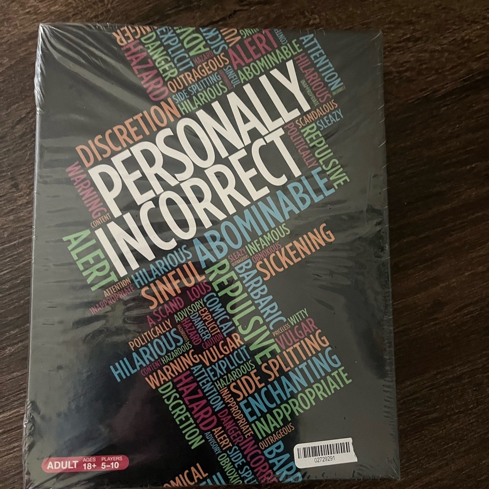 Personally Incorrect Adult Party Game